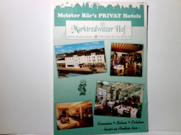 Marktredwitz. Meister Bär's Privat Hotels. Marktredwitzer Hof. Alte, Seltene Ansichtskarte / Postkarte Farbi - Other & Unclassified