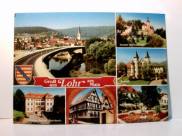 Lohr Am Main. Alte Ansichtskarte / Postkarte Farbig, Ungel. Ca 70 / 80ger Jahre ?. 6 Ansichten In Und Um Die S - Other & Unclassified