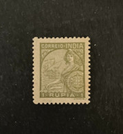 (T3) Portuguese India - 1933 Padroes 1 Rp - MNH - Portugiesisch-Indien