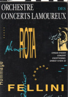 Paris :CARTE-COM Publicitaire  CONCERT FELLINI Nino NROTA    1993  (PPP47132) - Advertising