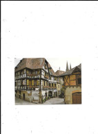 CARTE POSTALE 67 OBERNAI VIEILLES MAISONS A COLOMBAGES - Obernai