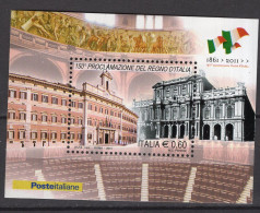 A1492 - ITALIA BF Unificato N°59 ** Unità Di'Italia 2° - Blocks & Sheetlets