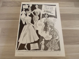 Reclame Advertentie Uit Oud Tijdschrift 1957 - Kestos - Vahiné - Maillots Robes Et Ensembles De L. Libron Paris - Publicités