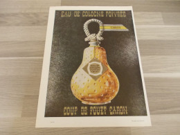 Reclame Advertentie Uit Oud Tijdschrift 1957 - Eau De Cologne Poivrée De Caron - Advertising