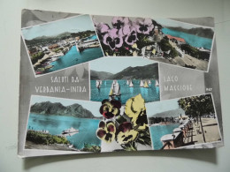 Cartolina Viaggiata "SALUTI DA VERBANIA  - INTRA LAGO MAGGIORE" Vedutine 1966 - Verbania