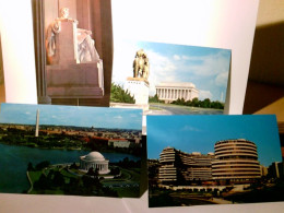 Washinton D. C. / Amerika / USA / United States. 4 X Alte Ansichtskarte / Postkarte Farbig, Ungel. Ca 70 / 80g - Altri & Non Classificati