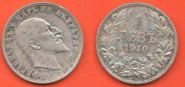 Bulgaria 1 Lev 1910 King Ferdinand I° Bulgarie Bulgarien Silver Coin - Bulgarije