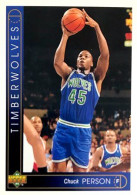 5 Chuck Person - Minnesota Timberwolves - Carte Upper Deck NBA 1993 - Autres & Non Classés