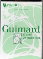 Paris :CARTE-COM Publicitaire  EXPOSITION GUIMARD  1992 (PPP47135) - Advertising