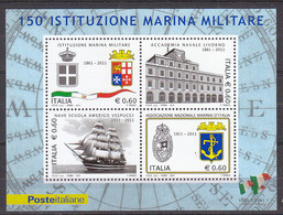 A1496 - ITALIA BF Unificato N°70 ** MARINA MILITARE - Hojas Bloque