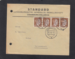 STANDARD LUXEMBURGISCHE MINERALÖL GESELLSCHAFT.BRIEF NACH WEISWAMPACH,1942. - 1940-1944 Occupation Allemande