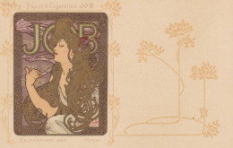 ILLUSTRATEUR - Alphonse MUCHA - Papier à Cigarettes JOB - Calendrier 1897 - CPA EXCELLENT ETAT - NON VOYAGEE, NON ECRITE - Mucha, Alphonse