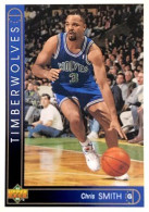 122 Chris Smith - Minnesota Timberwolves - Carte Upper Deck NBA 1993 - Otros & Sin Clasificación