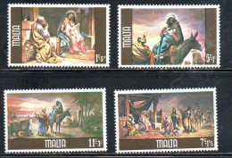 MALTA 1979 CHRISTMAS NATALE NOEL WEIHNACHTEN NAVIDAD NATAL COMPLETE SET SERIE COMPLETA MNH - Malta