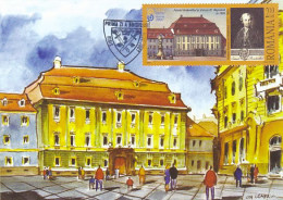 SIBIU- EUROPEAN CULTURAL CAPITAL, BRUKENTHAL PALACE, MUSEUM, CM, MAXICARD, CARTES MAXIMUM, OBLIT FDC, 2007, ROMANIA - Cartes-maximum (CM)