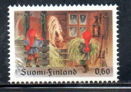 SUOMI FINLAND FINLANDIA FINLANDE 1979 CHRISTMAS NATALE NOEL WEIHNACHTEN NAVIDAD 0.60 MNH - Neufs