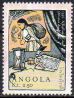 ANGOLA 1v MNH** - Bartolome De Las Casas - Hourglass - Spanish Historian- History - Spain Priest Bishop Espana Time - Altri & Non Classificati