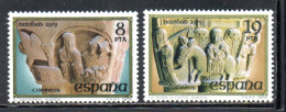 SPAIN ESPAÑA SPAGNA 1979 CHRISTMAS NATALE NOEL WEIHNACHTEN COMPLETE SET SERIE COMPLETA MNH - Unused Stamps