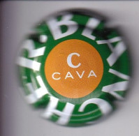 PLACA DE CAVA BLANCHER LETRA C (CAPSULE) RARA - Mousseux