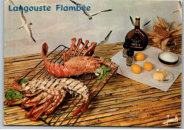 LANGOUSTE FLAMBÉE. -  Recettes De Cuisine Bretonne - CPM - Voir Scannes Recto-Verso - Recipes (cooking)