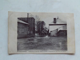 (Aube - 10) -  BOURGUIGNONS  -  Inondations Janvier 1910 - La Seine Ravageant Le Quartier Du Moulin..........voir Scans - Autres & Non Classés