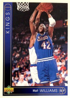 282 Walt Williams - Sacramento Kings - Carte Upper Deck NBA 1993 - Sonstige & Ohne Zuordnung