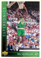 293 Nate McMillan - Seattle SuperSonics - Carte Upper Deck NBA 1993 - Andere & Zonder Classificatie
