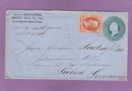 LETTRE DE BRYANT POUR LUBECK,ALLEMAGNE. - Covers & Documents