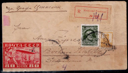 RUSSIA 1930 REGISTERED COVER GRAF ZEPPELIN SENT IN 12/9/30 FROM MOSCOW TO GERMANY VF!! - Storia Postale