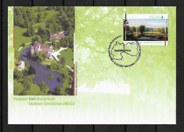 2012 Joint Poland And Germany, FDC POLAND WITH 1 STAMP: Muskau Park - Joint Issues