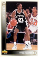 302 Sleepy Floyd - San Antonio Spurs - Carte Upper Deck NBA 1993 - Sonstige & Ohne Zuordnung