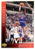 304 John Battle - Cleveland Cavaliers - Carte Upper Deck NBA 1993 - Andere & Zonder Classificatie