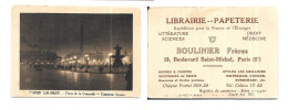 CX75 - CHROMO LIBRAIRIE BOULINIER - PARIS LA NUIT - PLACE DE LA CONCORDE - Sonstige & Ohne Zuordnung