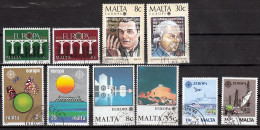 Malta Europa Cept 1984 T.m. 1988 Gestempeld - Malte