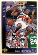 348 Cedric Ceballos - Phoenix Suns - Carte Upper Deck NBA 1993 - Otros & Sin Clasificación