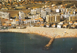 SAINT CYPRIEN PLAGE Vue Aerienne De La Plage Et Du Port 25(scan Recto-verso) MA1876 - Saint Cyprien