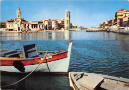 SETE Le Grand Canal La Chambre De Commerce Au Fond Le Building 16(scan Recto-verso) MA1873 - Sete (Cette)