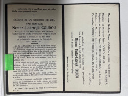 Devotie DP - Overlijden Nestor Courou Echtg De Ridder - Wwe Bras - Ninove 1871 - Anderlecht 1950 - Décès