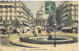 CPA Paris La Rue Soufflot Et Le Panthéon - Paris (05)