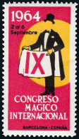 Madrid - Viñetas - 1964 - * S/Cat - "Congreso Mágico Internacional" - Nuovi