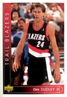 395 Chris Dudley - Portland Trail Blazers - Carte Upper Deck NBA 1993 - Otros & Sin Clasificación