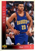 413 Bryant Stith - Denver Nuggets - Carte Upper Deck NBA 1993 - Sonstige & Ohne Zuordnung