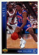 418 Armon Gilliam - New Jersey Nets - Carte Upper Deck NBA 1993 - Sonstige & Ohne Zuordnung