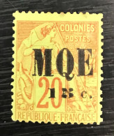Timbre Oblitéré Colonies Martinique - Unused Stamps