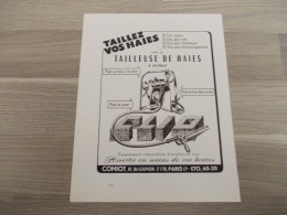 Reclame Advertentie Uit Oud Tijdschrift 1957 - La Tilleuse De Haies à Moteur - Reclame