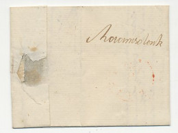 Distributiekantoor Raamsdonk - Breda - Schoondijke 1833 - ...-1852 Préphilatélie