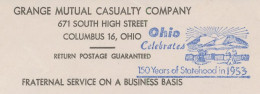 Meter Top Cut USA 1952 America - Ohio - 150 Years Of Statehood - Non Classés
