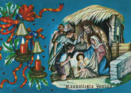 Virgen Mary Madonna Baby JESUS Christmas Religion Vintage Postcard CPSM #PBB981.GB - Maagd Maria En Madonnas