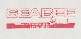 Meter Cover Netherlands 1976 Seabee - Likes Lines Agency - Ships