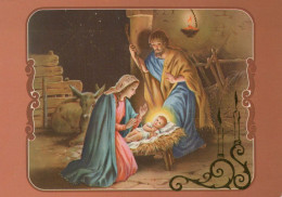 Virgen María Virgen Niño JESÚS Navidad Religión Vintage Tarjeta Postal CPSM #PBB982.ES - Vergine Maria E Madonne